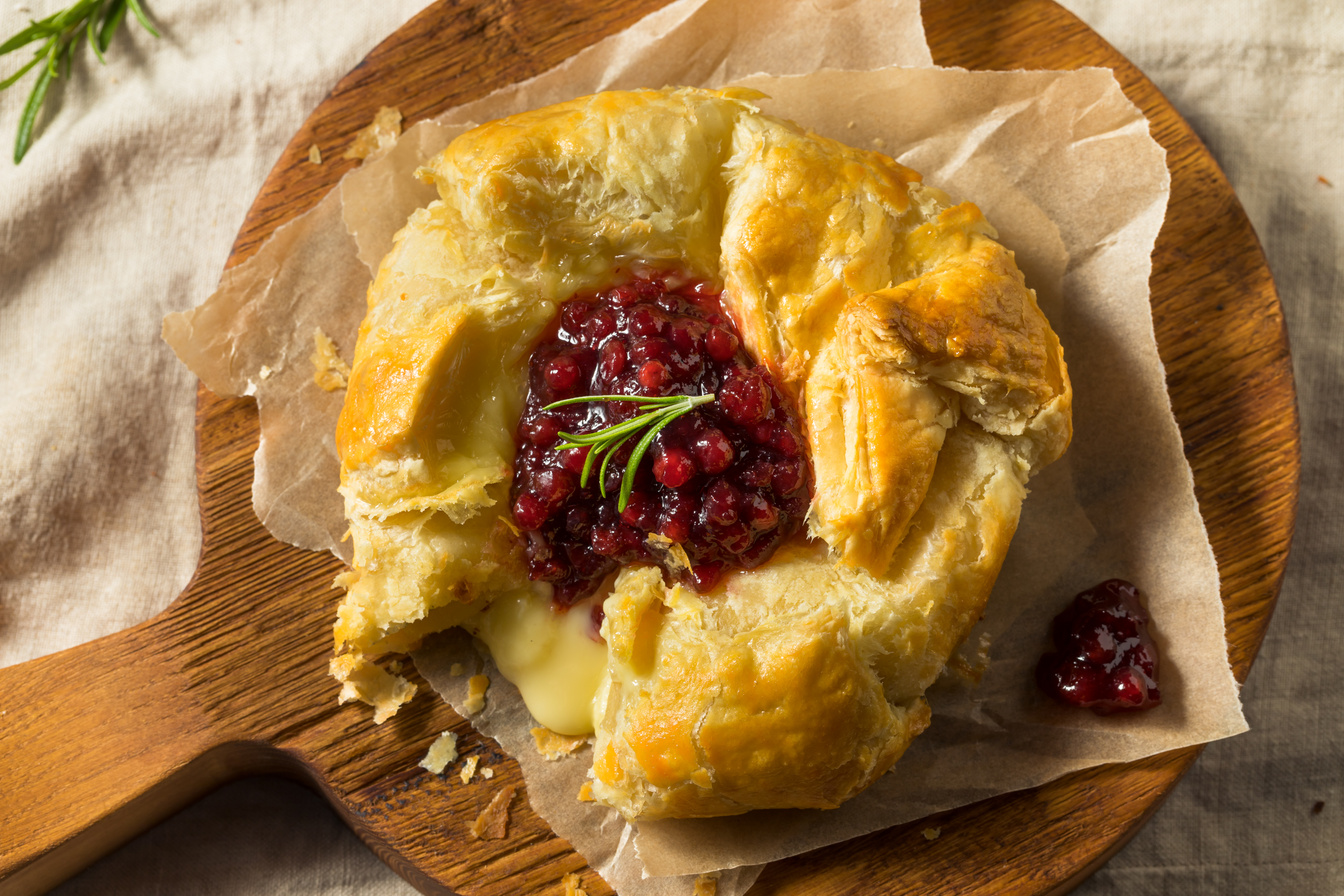 Homemade Baked Brie in Puff Pastry